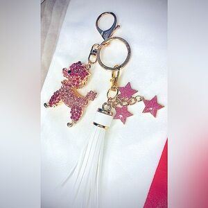 “My pup is my prized possession” dog leash accessory, purse charm/keychain. 🐩 🎀